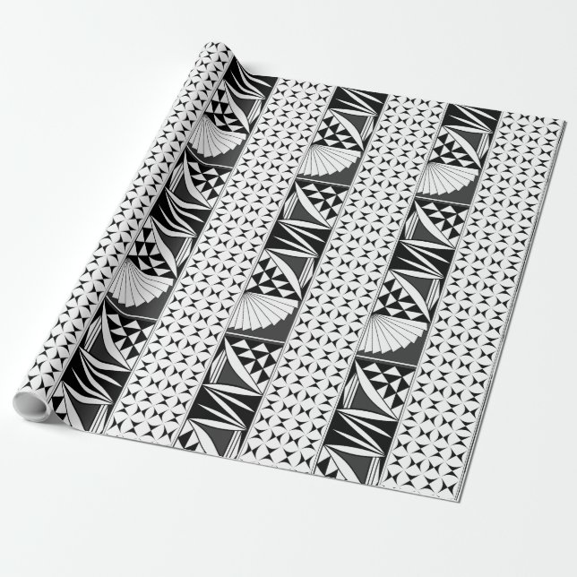 Sydvästra Sunrise med träkol Gift Wrap Presentpapper (Utrullad)