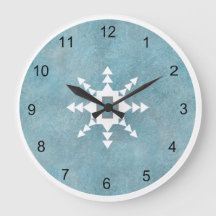Sydvästra Turkvoise Winter Snowflake Geometric