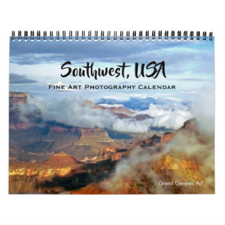 Sydvästra USA Fine Art Photography 2026 Kalender