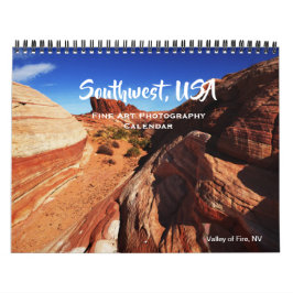 Sydvästra USA Fine Art Photography Lodrät 2026 Kalender