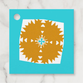 Sydvästra Vibes Multi-Färg Mönster Gåvor Etiketter