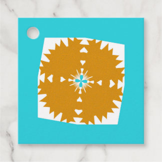 Sydvästra Vibes Multi-Färg Mönster Gåvor Etiketter