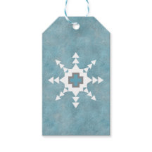 Sydvästra vinter Snowflake Blue and White