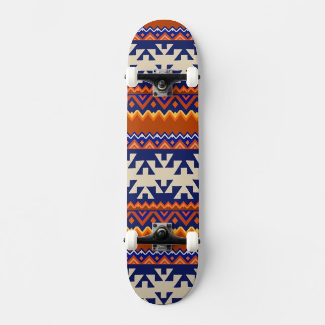 Sydväststamskateboard Mini Skateboard Bräda 18,5 Cm (Framsida)