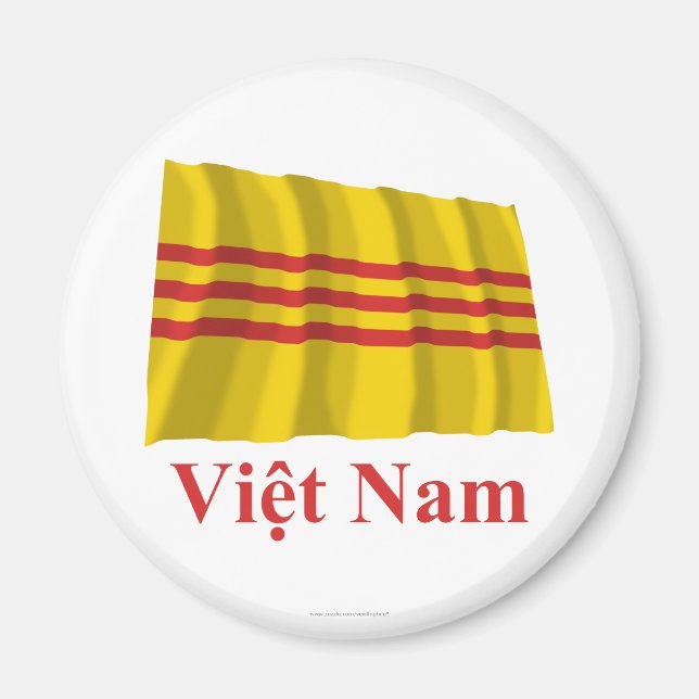 Sydvietnamesisk vietnamesisk vietnamesisk vietname magnet (Framsidan)