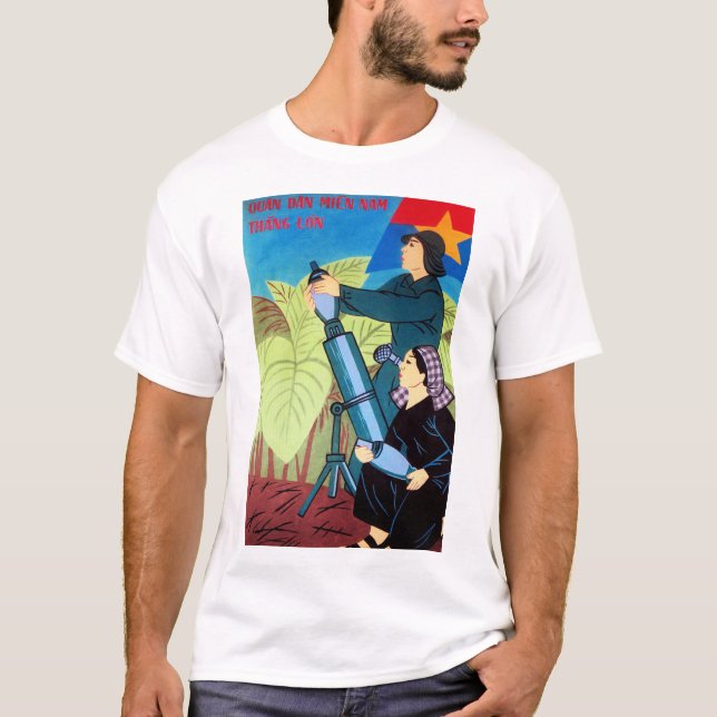 Sydvietnamesiska armén Won Big! Vietnams propagand T Shirt (Framsida)