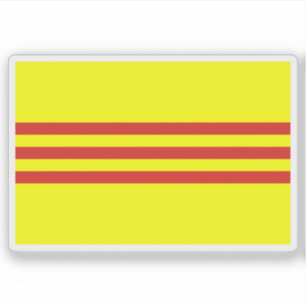 Sydvietnamesiska flagga (1955-1975) klistermärken