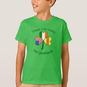 Sydvietnamesiska Irländska Amerikanska Flaggan Sha T Shirt