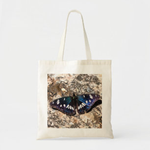 Sydvit amiral Blue Butterfly Painting Tygkasse
