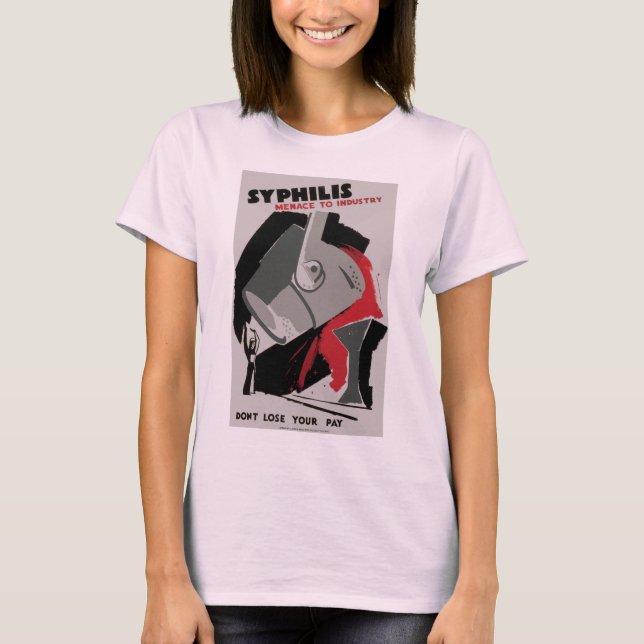 Syfilis ~ Menace to Industry T-shirt (Framsida)
