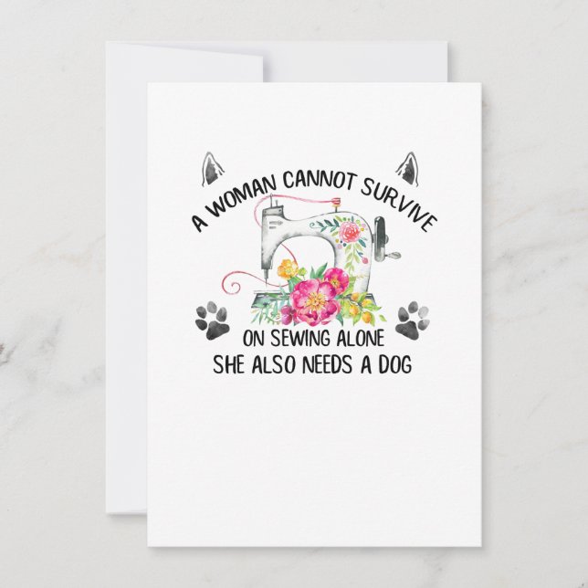 Syft| En kvinna kan inte Överleva på Ensam Inbjudningar (Framsida)