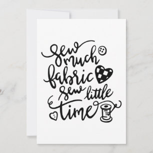 Syft Sew Mycket Fabric Sew Sew Tack Kort