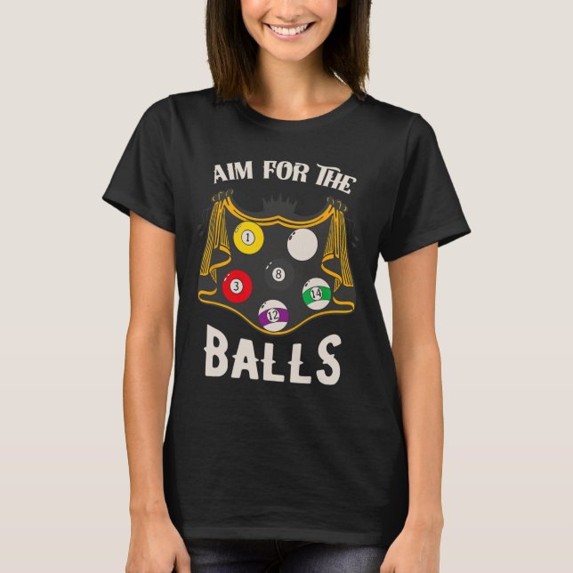 Syfte för Bassäng-spelaren i fjol T Shirt (Framsida)