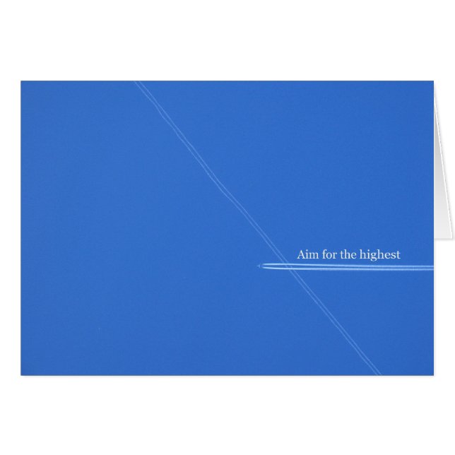 Syfte för det högst hälsningskort (Framsidan Horizontal)