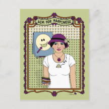 Syfte för lycka_A_ vykort