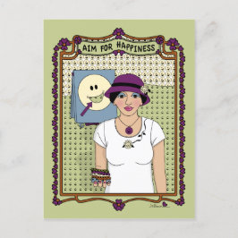 Syfte för lycka_A_ vykort