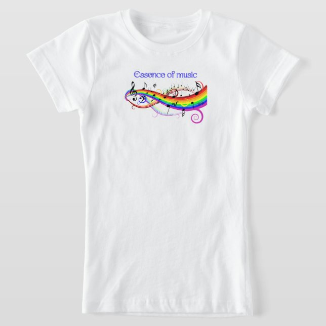 Syfte med musikinbildsdesign T-Shirt. T Shirt (Laydown)