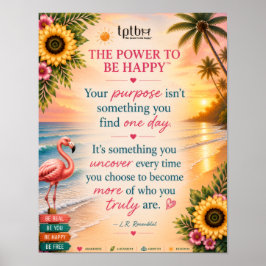 SYFTE OCH INSPIRERANDE STRANDPOSTER POSTER