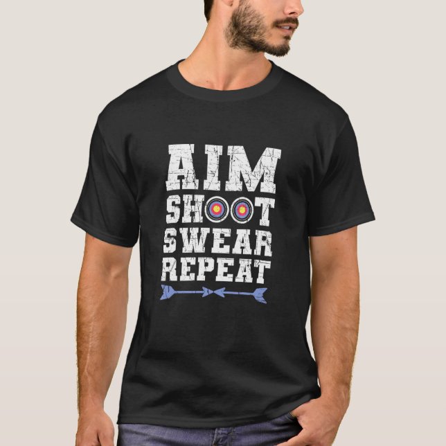 Syfte: Sveda, repetera boddning och arkitektur T Shirt (Framsida)