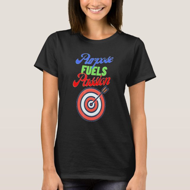 Syfte Tänder Passion Vit T Shirt (Framsida)