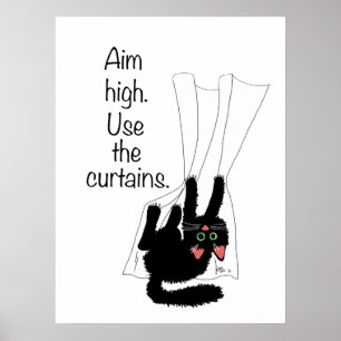 Syftekick. Använd curtains.na Poster