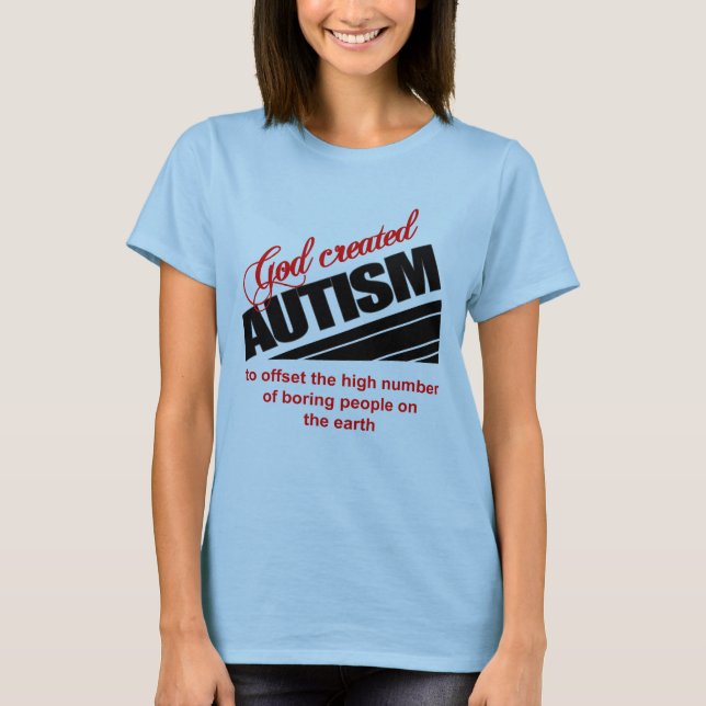 Syftet med autism t shirt (Framsida)