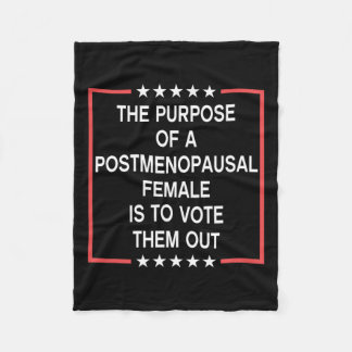 Syftet med en postmenopausal kvinna är att rösta fleecefilt