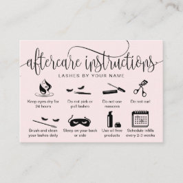 Sykoner för moderna ögonfransförlängningar efter h visitkort