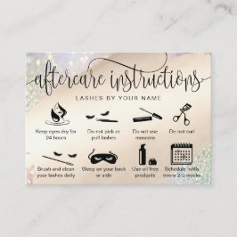 Sykoner för moderna ögonfransförlängningar efter h visitkort