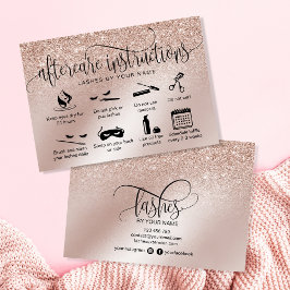 Sykoner för moderna ögonfransförlängningar efter h visitkort