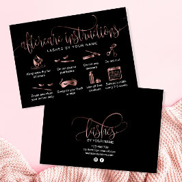 Sykoner för moderna ögonfransförlängningar efter h visitkort