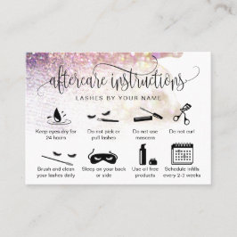 Sykoner för moderna ögonfransförlängningar efter h visitkort