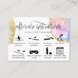 Sykoner för moderna ögonfransförlängningar efter h visitkort