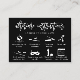 Sykoner för moderna ögonfransförlängningar efter h visitkort