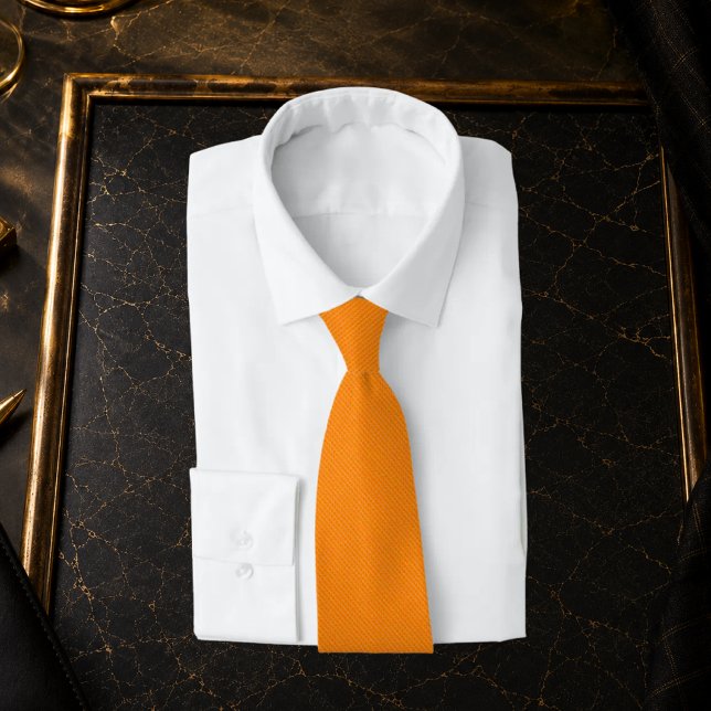 SYLAS – Ljus Orange Modern Slipsklöver Slips (Skapare uppladdad)