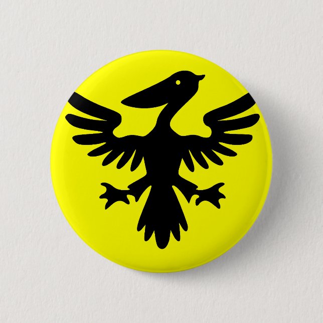Syldavia Democratic Republic of the Congo flagga Knapp (Framsida)