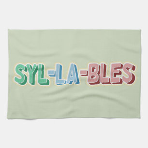 Syllables topografi kökshandduk