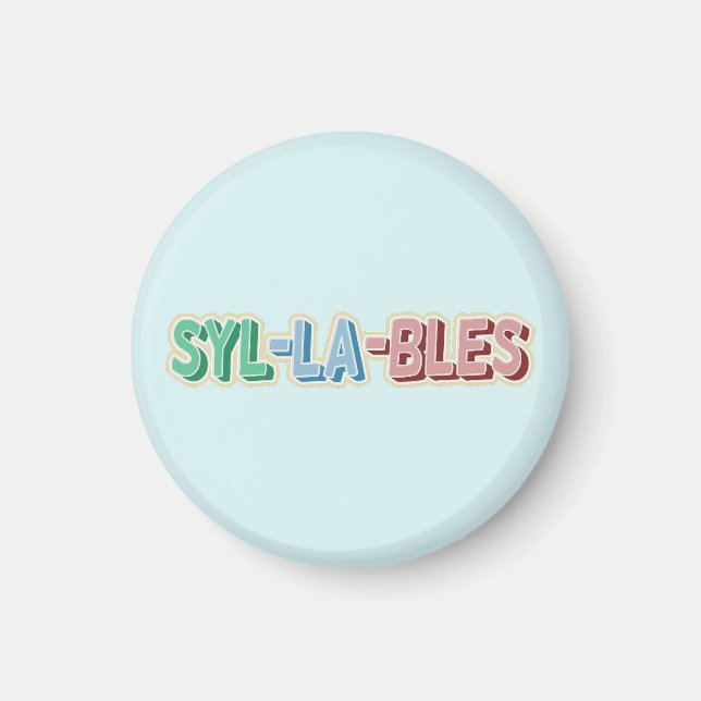 Syllables topografi magnet (Framsidan)