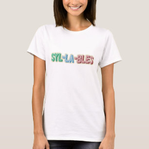 Syllables topografi t shirt