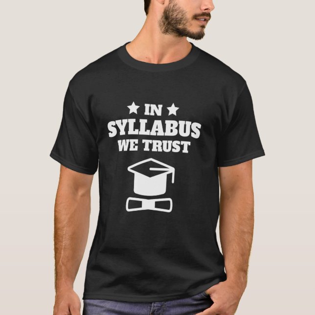 SYLLABUS PROFESSOR-LÄRARE T SHIRT (Framsida)