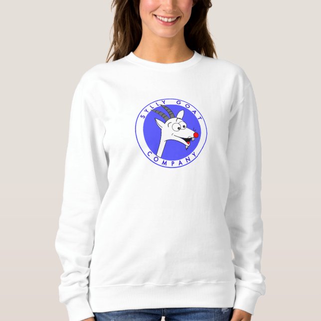 Sylly Goat Sweatshirt T Shirt (Framsida)