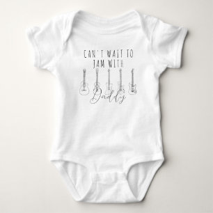 Sylt med pappa Baby Sten Guitar T Shirt