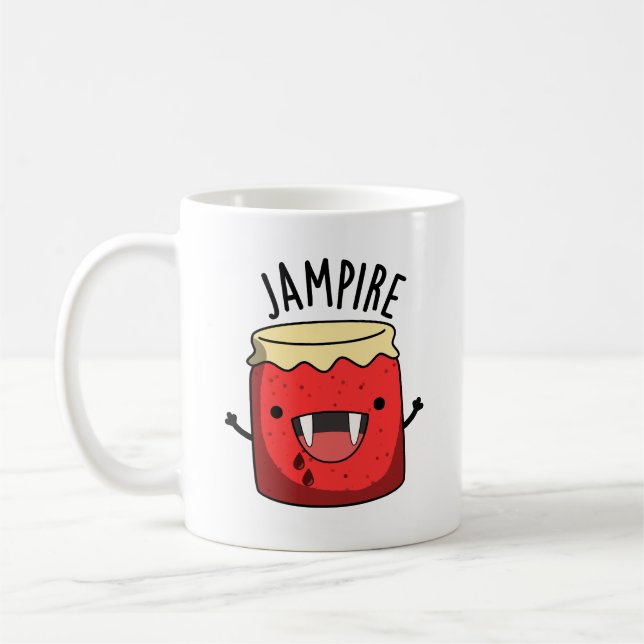 Sylt-pire Funny Vampire Sylt Pun Kaffemugg (Vänster)