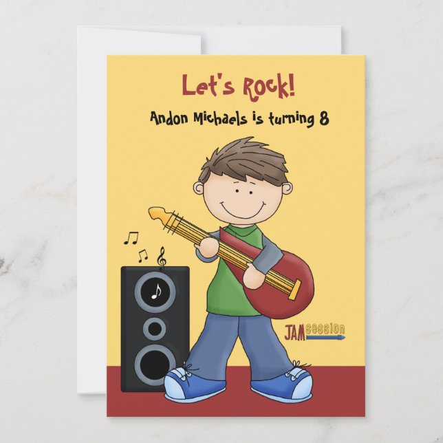 Sylt session - Födelsedagsfest inbjudan (Framsida)