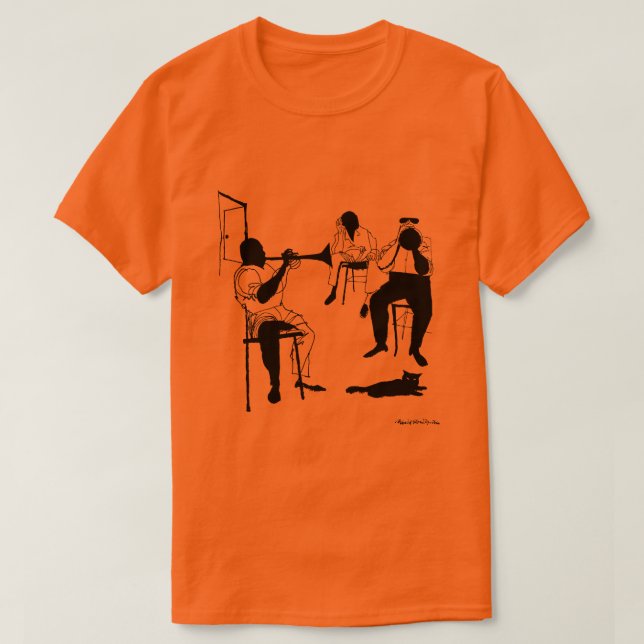 Sylt Session Jazz Vintage Ilustracion T Shirt (Design framsida)