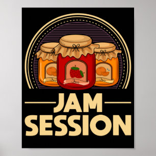 Sylt Session Music Pun Jelly Älskare Poster
