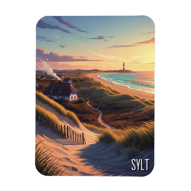 Sylt Tyskland Resa Magnet (Vertikal)