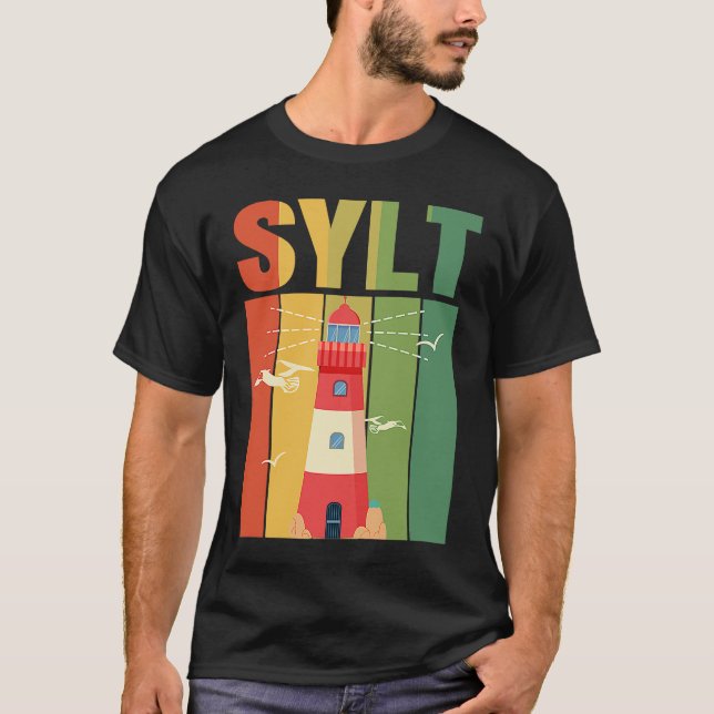 Sylt Westerland Norderney North Sea Baltic Sea T Shirt (Framsida)