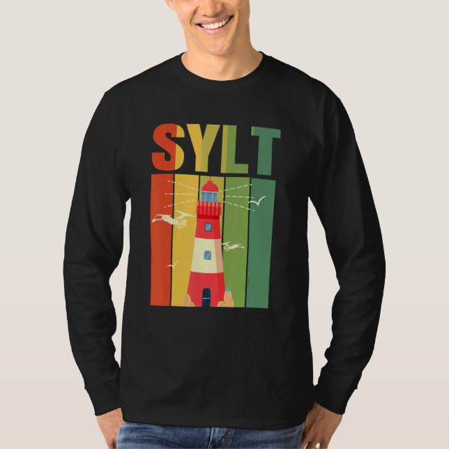 Sylt Westerland Norderney North Sea Baltic Sea T Shirt (Framsida)