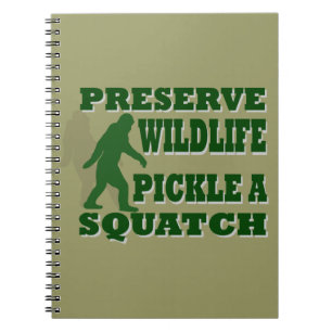 Syltdjurlivknipa en squatch anteckningsbok
